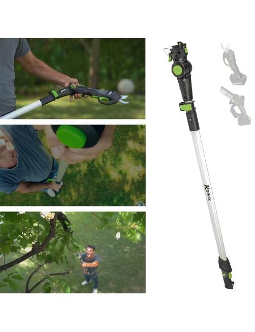 Asta telescopica in alluminio Prolunga per forbice e motosega da pota Ribimex PRBAT20/EST