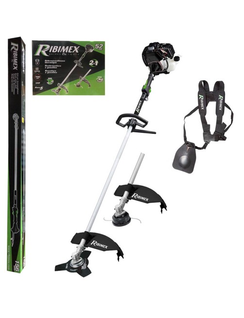 Decespugliatore a scoppio Tagliabordi tagliaerba tosaerba 52 cc 2 tempi Ribimex