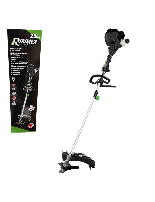 Decespugliatore a scoppio 25 CC Lama Tagliabordi Impugnatura regolabile Ribimex PRDEBT251/IT