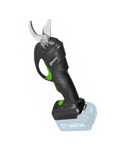 Forbice a batteria da potatura 20 v Professionale 25 mm Solo corpo Ribimex PRBAT20/SECSB