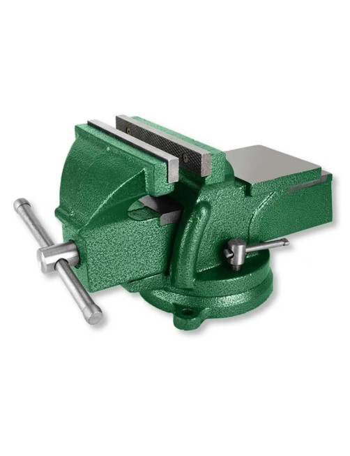 Morsa da banco Girevole 100 mm professionale con Incudine integrata Jadever JDBV1A04