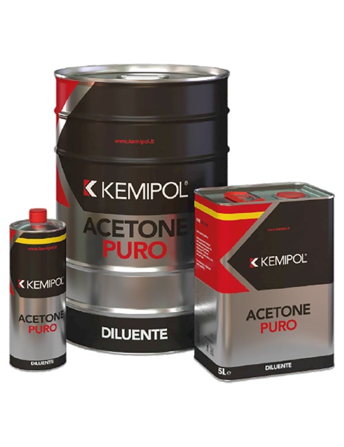 Kemipol Acetone Puro Solvente Sgrassante Attrezzi Vernici Lacche Resine Adesivi