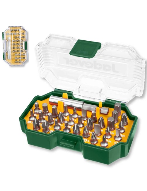 Set inserti Avvitatore Trapano Cacciavite Punte Bit Portabit 32pz in box Jadever JDBS3B32