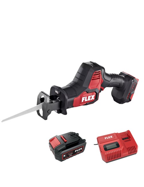 Seghetto a gattuccio a batteria 18 V 5 Ah Frontale a sciabola Compatto Flex RS25180ECC5AHMAN