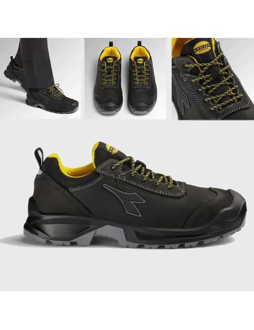 Scarpe antinfortunistiche basse Scarpa Diadora Classic Low S3S FO SC LG SR nere Diadora Utility