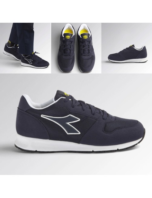 Scarpe da lavoro basse leggere Blu profondo Crew Micromesh OB SRC Diadora Utility