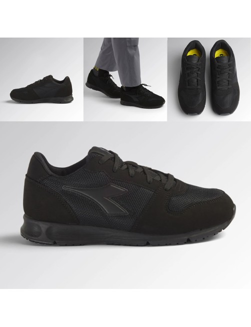 Scarpa da lavoro bassa leggere traspiranti Nero Diadora Crew Micromesh Ob SRC