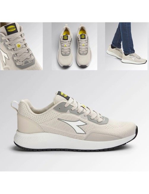Diadora utility Scarpa da lavoro CREW EVO O1 SR ESD Leggere Grigio Ghiaccio 