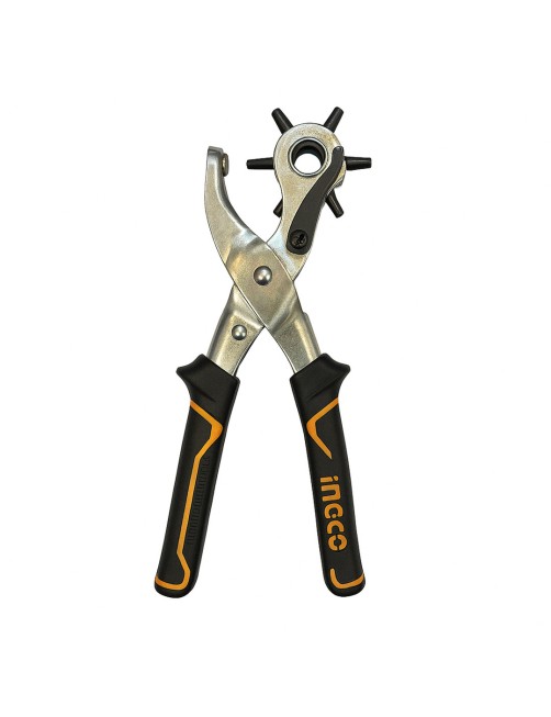 Ingco HLHP028 Fustellatrice Pinza Foratrice a fustella Buchi cintura Pelle Cuoio