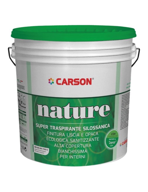 Pittura silossanica super traspirante per Interni Anti muffa Coprente Carson Nature