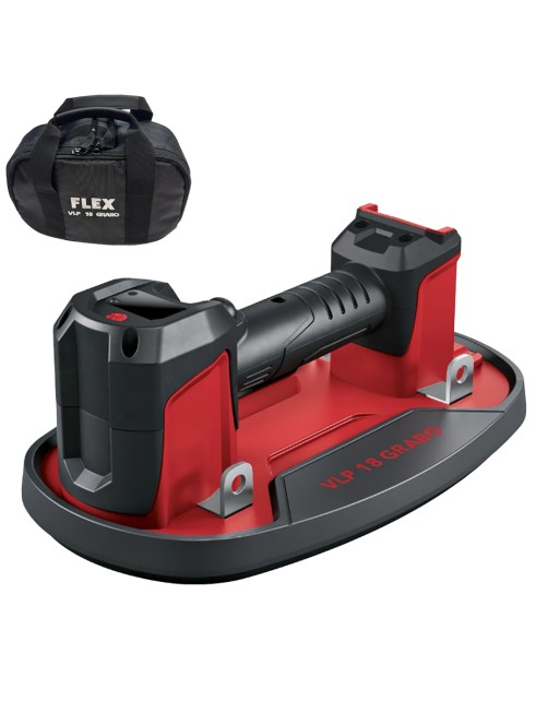 Sollevatore a vuoto a batteria 18 V Ventosa 170 Kg Multiuso Solo corpo Flex VLP 18.0 C Grabo