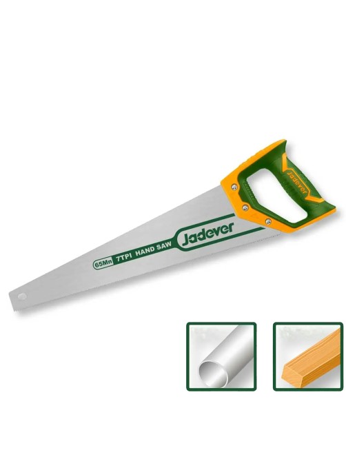 Sega a mano per legno pvc 45 cm 450 mm segaccio manuale falegname Jadever JDHW1118