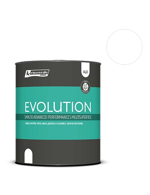 Smalto all'acqua Alte Prestazioni Multisuperficie Interni Esterni HCCP Rio Verde Evolution 750 ml