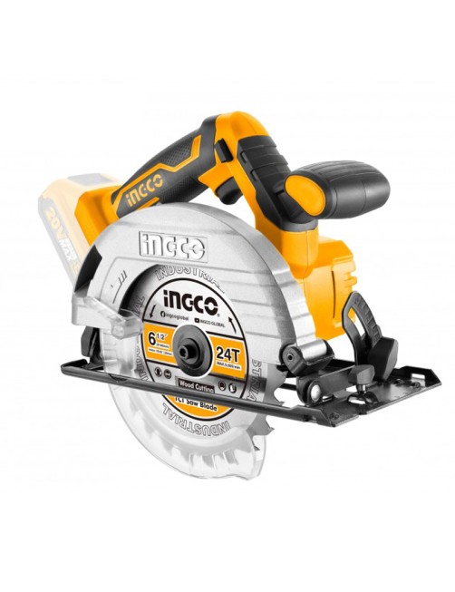 Sega circolare a batteria 20 V per taglio legno Da banco Lama inclusa Nuda Ingco Csli1651