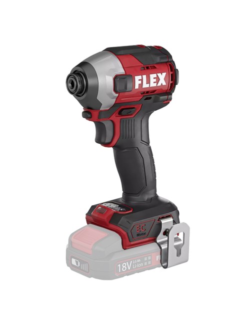 Avvitatore a Impulsi Brushless 1/4" a batteria 18 V Espulsione bit automatica Solo corpo Flex ID 1/4" 18.0-EC C