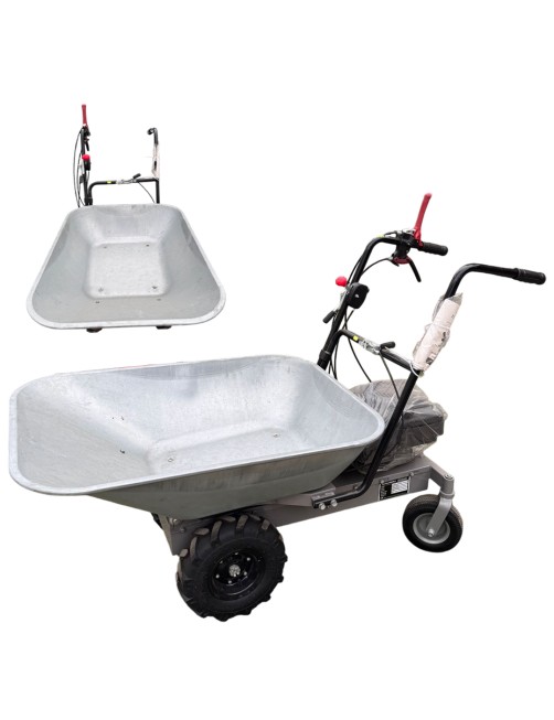 Motocarriola a scoppio 110 Lt 139 CC 200 Kg Ribaltabile Carriola a motore Cardinale 3136402