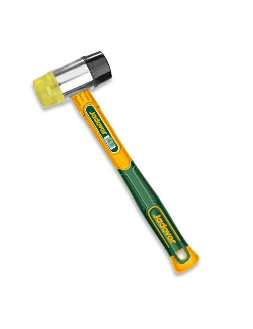 Martello con Testa in Gomma e Plastica 2 in 1 Mazzetta Mazzuola 35 mm Jadever JDHM7305