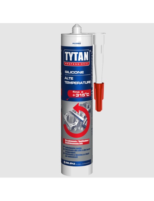 Tytan Silicone Alte Temperature Sigillante Vetro Ceramica Metallo Motori 315°C 300 ml