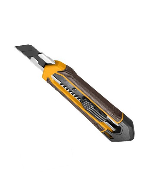 Taglierino Cutter Professionale 18x100mm SK4 professionale Pulsante piatto Ingco HKNS11815