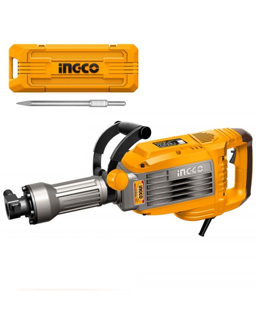 Martello demolitore per calcestruzzo 1700 W 50 J Hex Valigia Demolizioni Ingco PDB170068