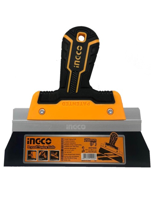 Spatola larga 20 cm Rimozione nastro carta residui Lama Acciaio Inox Ingco