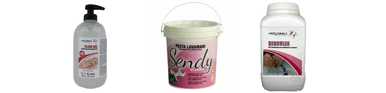 Detergenti e paste speciali