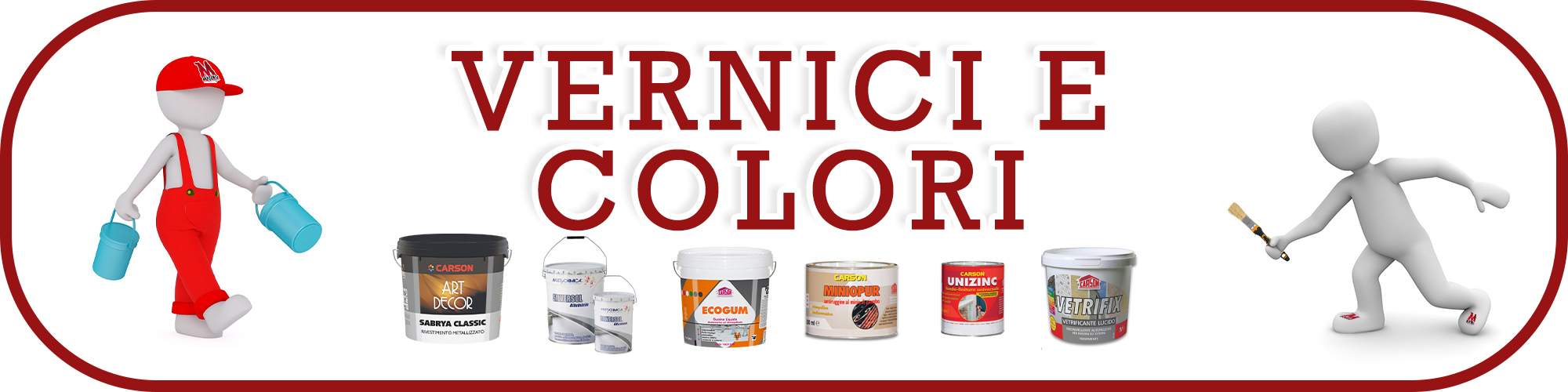 Banner vernici colori