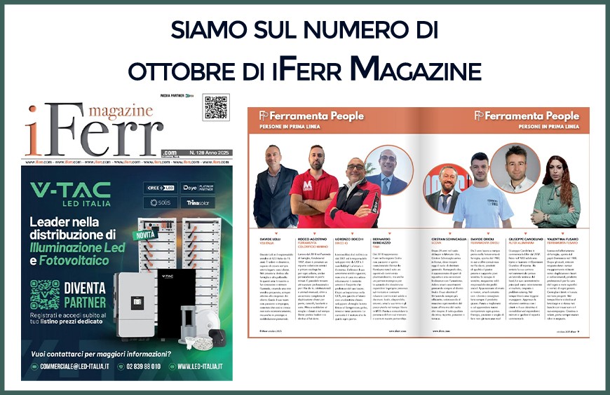 Siamo sul numero di ottobre di iFerr Magazine per la rubrica Ferramenta People